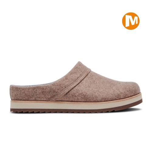 Merrell Juno Clog Wool Clogs Damen HellBraun [DE-KSQHF]